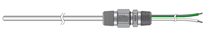 EAC Ex Approved Thermocouples with Termination Entry Gland