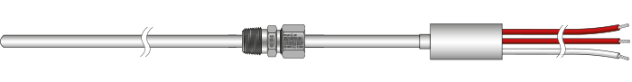 ATEX Approved RTD Pt100 Sensors with Pot Seal