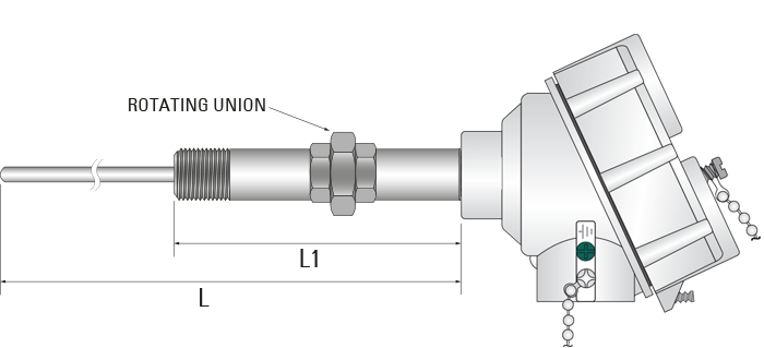 ATEX Spring Loaded RTD Pt100 Sensors