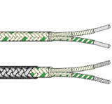 Type K thermocouple cable with fibreglass insulation for high-heat industrial applications up to 480°C