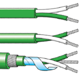 Type K thermocouple cable with PVC insulation for general-purpose low-temperature applications