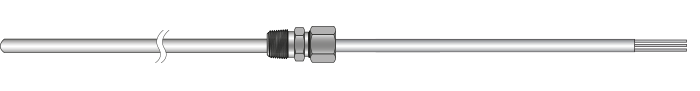 RTD, PRT, Pt100 Sensor with Basic End Seal