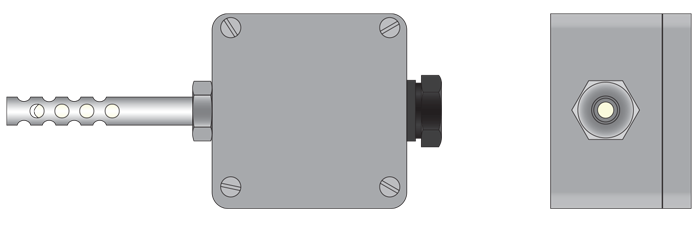RTD, PRT, Pt100 Sensor External Rugged Air Temperature