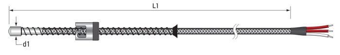 RTD, PRT, Pt100 Sensor Bayonet