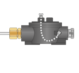 RTD, PRT, Pt100 Sensor with Straight Through Head