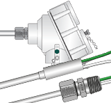 Type K thermocouple with ATEX and IECEx approval for use in hazardous or explosive atmospheres