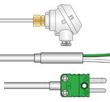 type k thermocouple Type K mineral insulated thermocouple with flexible stainless steel sheath for high-temperature applications