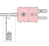Type N thermocouple designed for precise temperature control in heat treatment processes and high-temperature furnaces