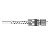 RTD, PRT, Pt100 Sensor Mineral Insulated Bayonet