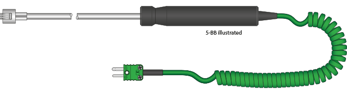Typical Hand Held Thermocouple Probe
