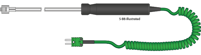 Hand Held Thermocouple Probe Typical Hand Held Thermocouple Probe