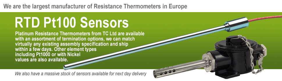 Custom built RTD Sensors