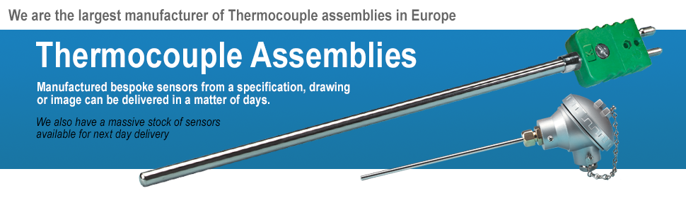 Custom built thermocouple probes